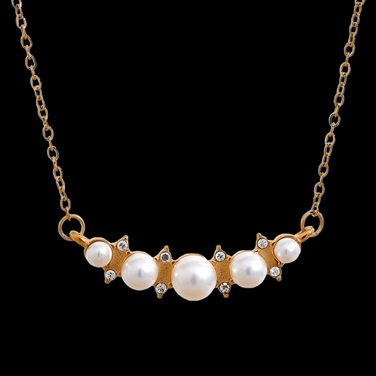 Pearl and Crystal Necklace