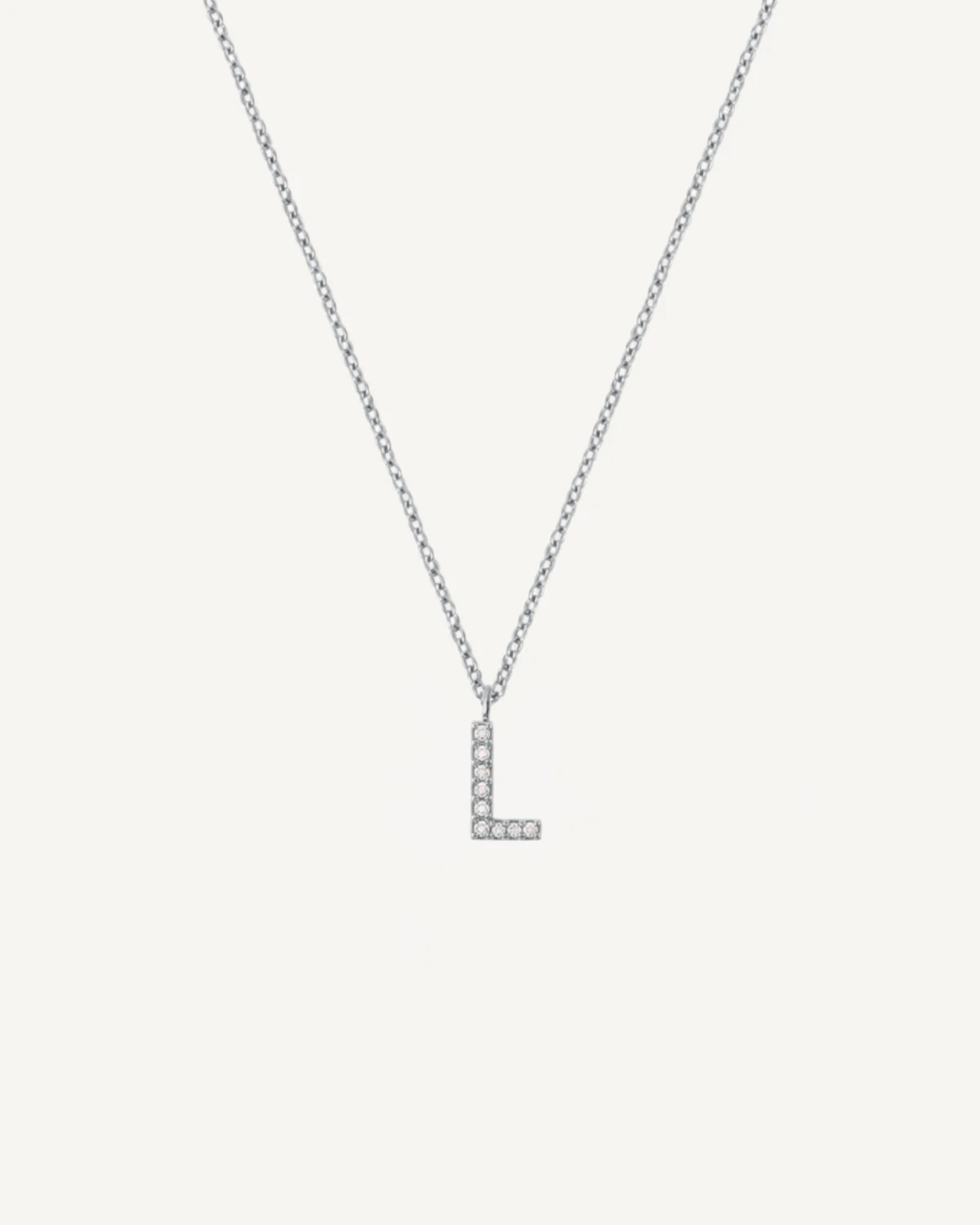 Initial Diamond Necklace