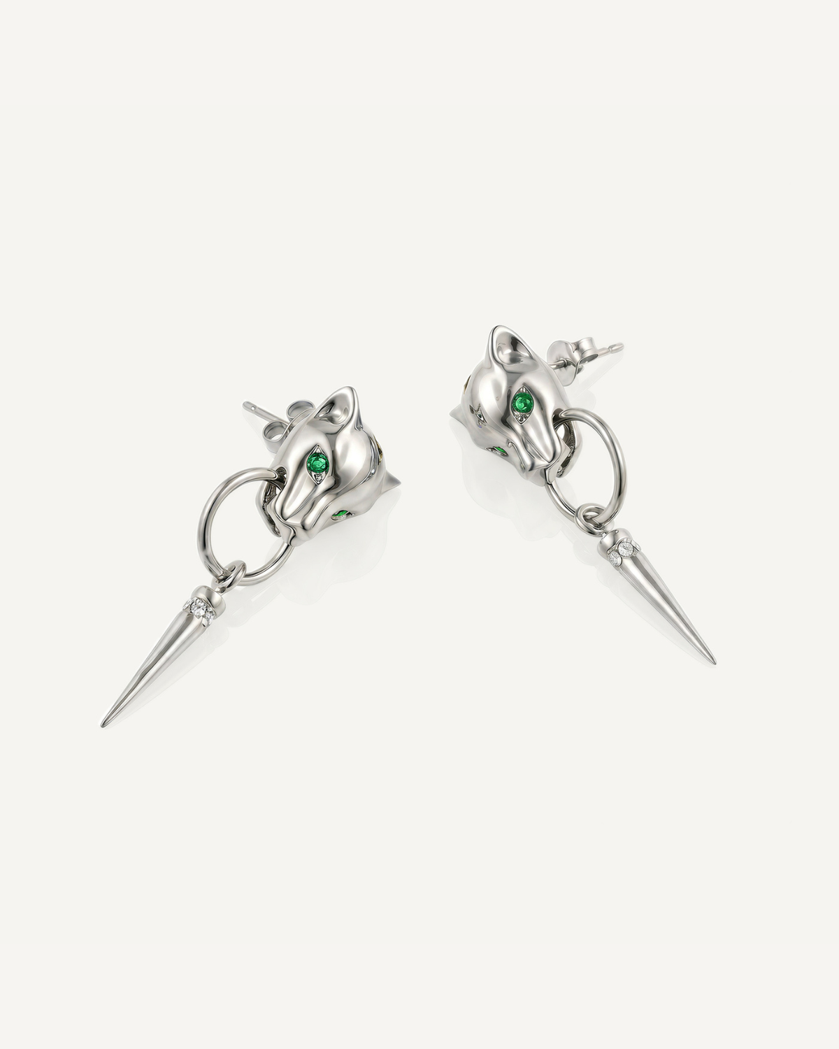 Leopard Drop Earrings