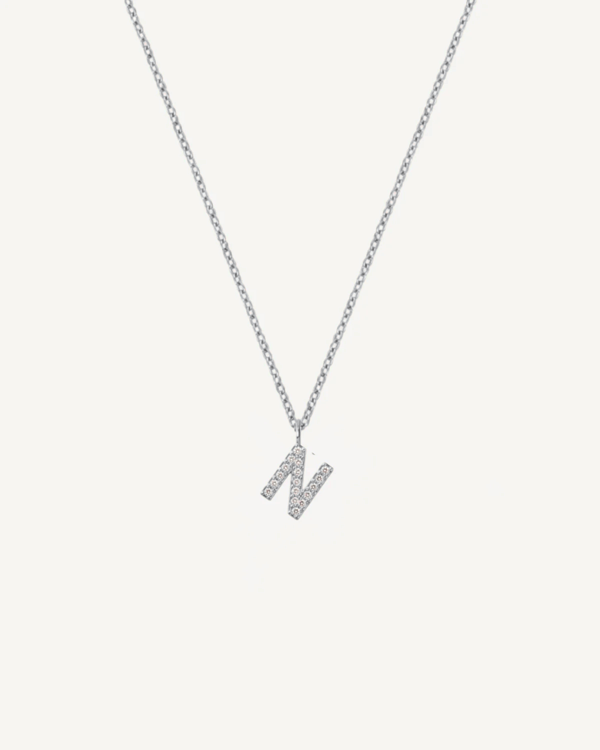 Initial Diamond Necklace