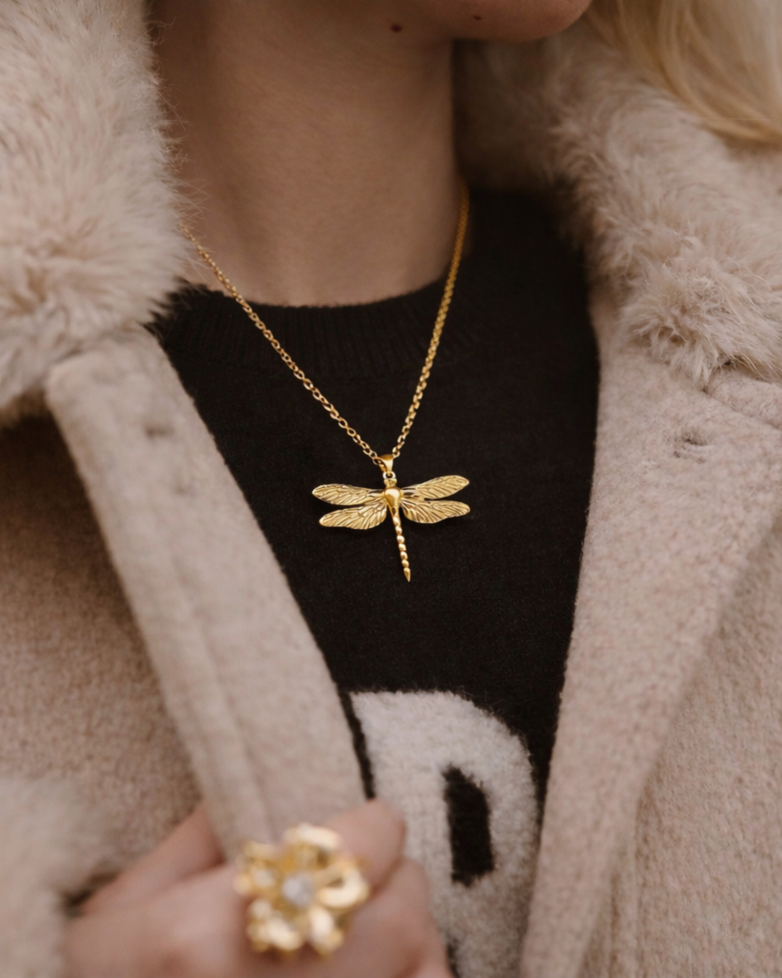 Dragonfly Whisper Necklace