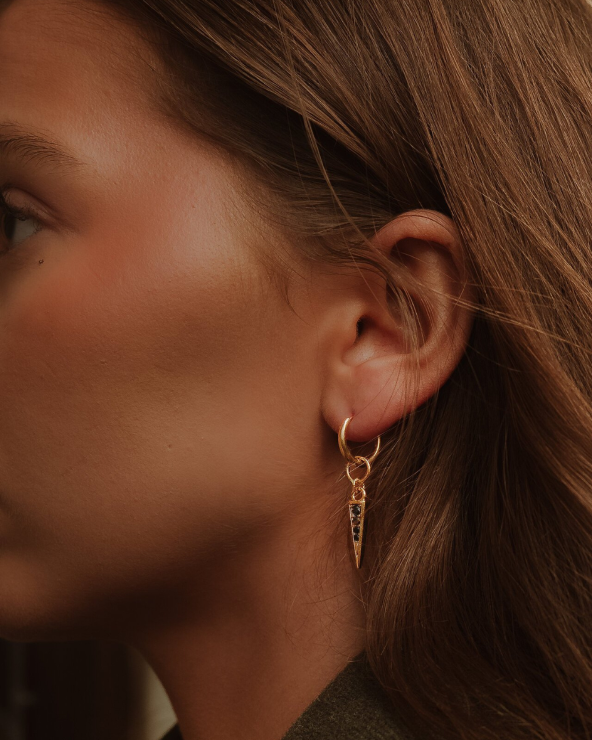 Noir Shard Earrings