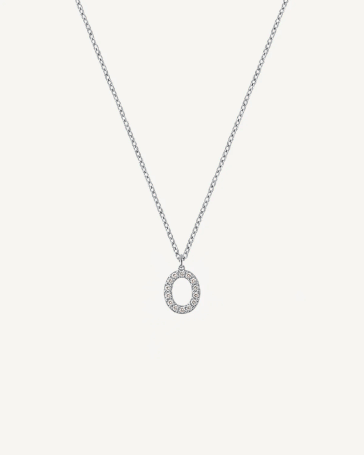 Initial Diamond Necklace