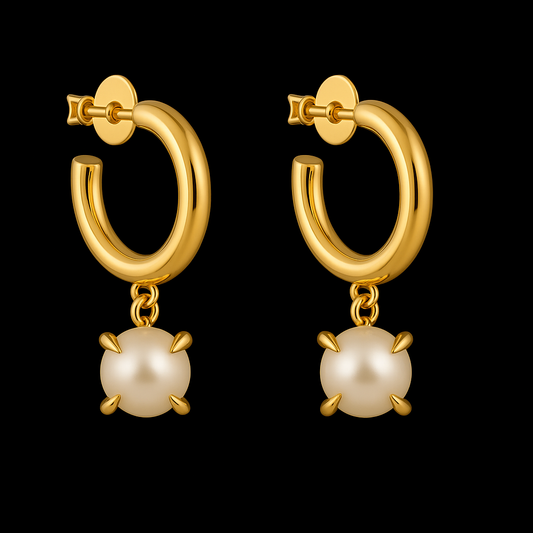 Pearl Fang Earrings
