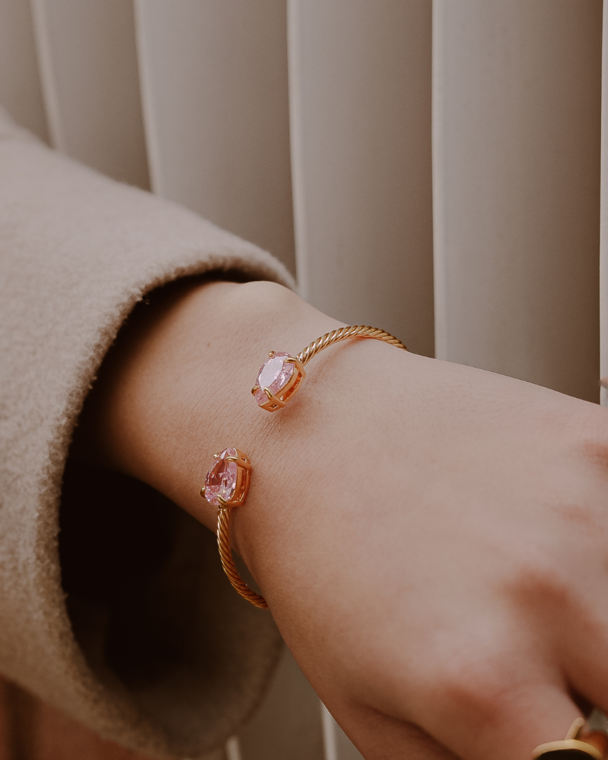 Ruby Twist Bracelet