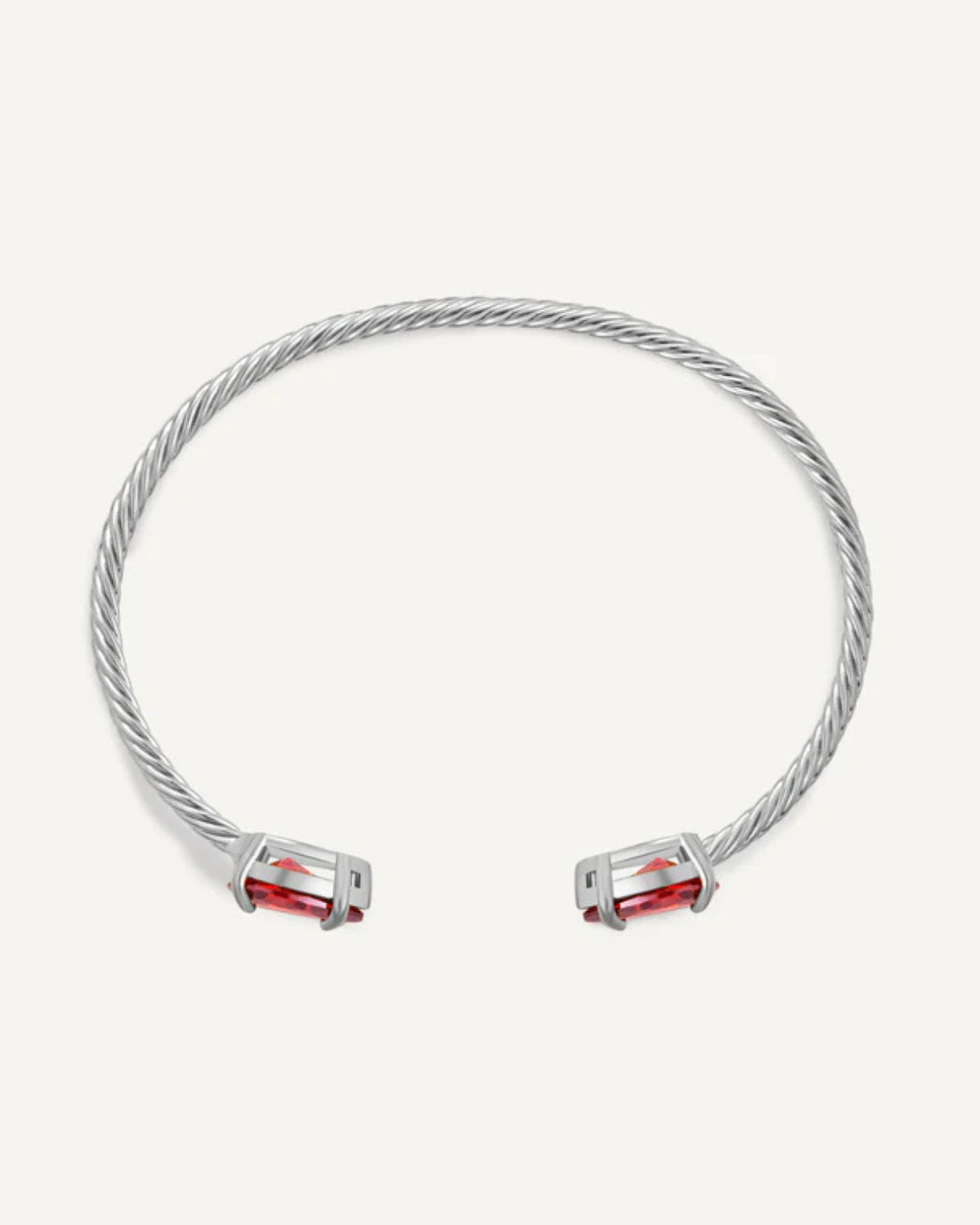 Ruby Twist Bracelet