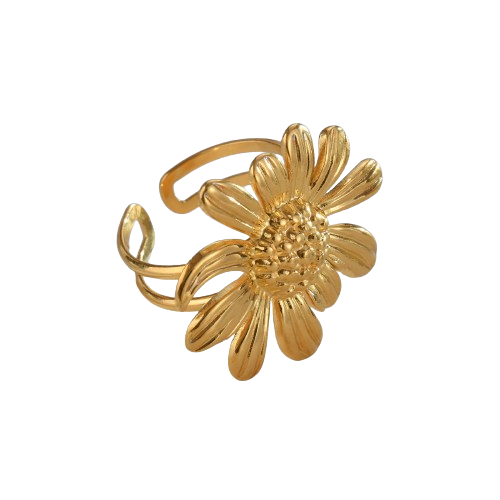 Golden Bloom Ring