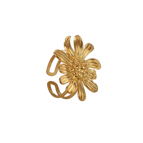 Golden Bloom Ring