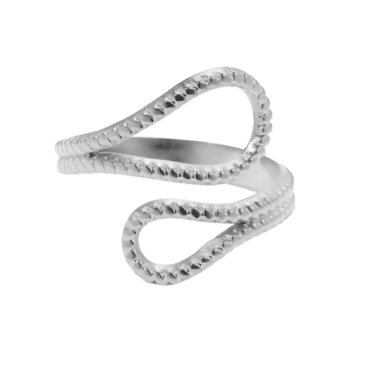 Serpentine Loop Ring