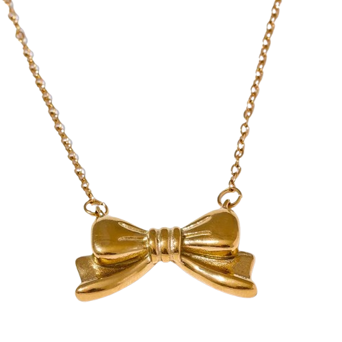 Bow Pendant Necklace