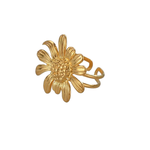 Golden Bloom Ring