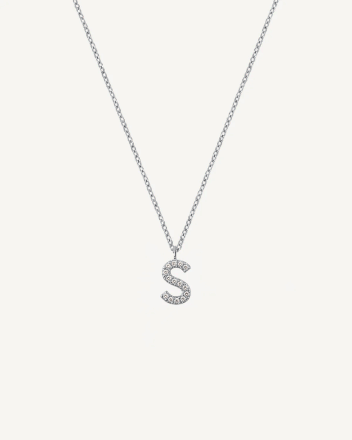 Initial Diamond Necklace
