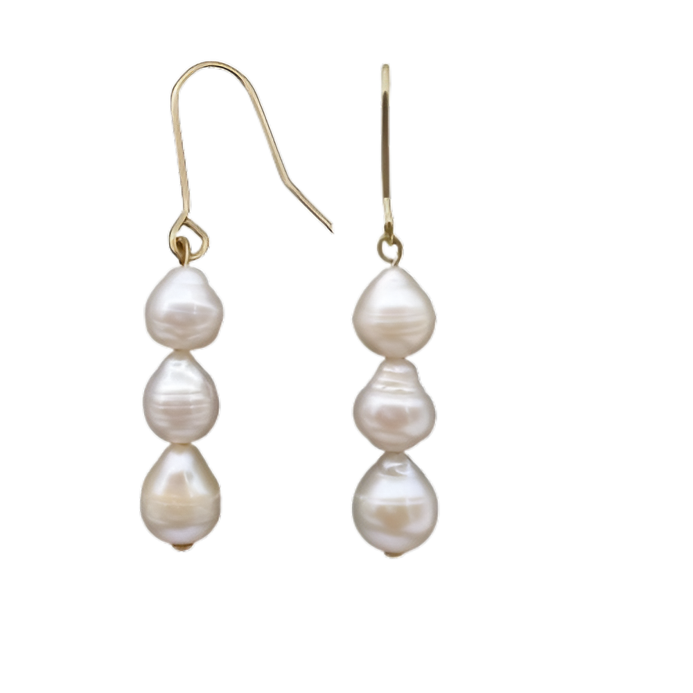 Luna Pearl Drop Earrings