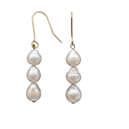 Luna Pearl Drop Earrings