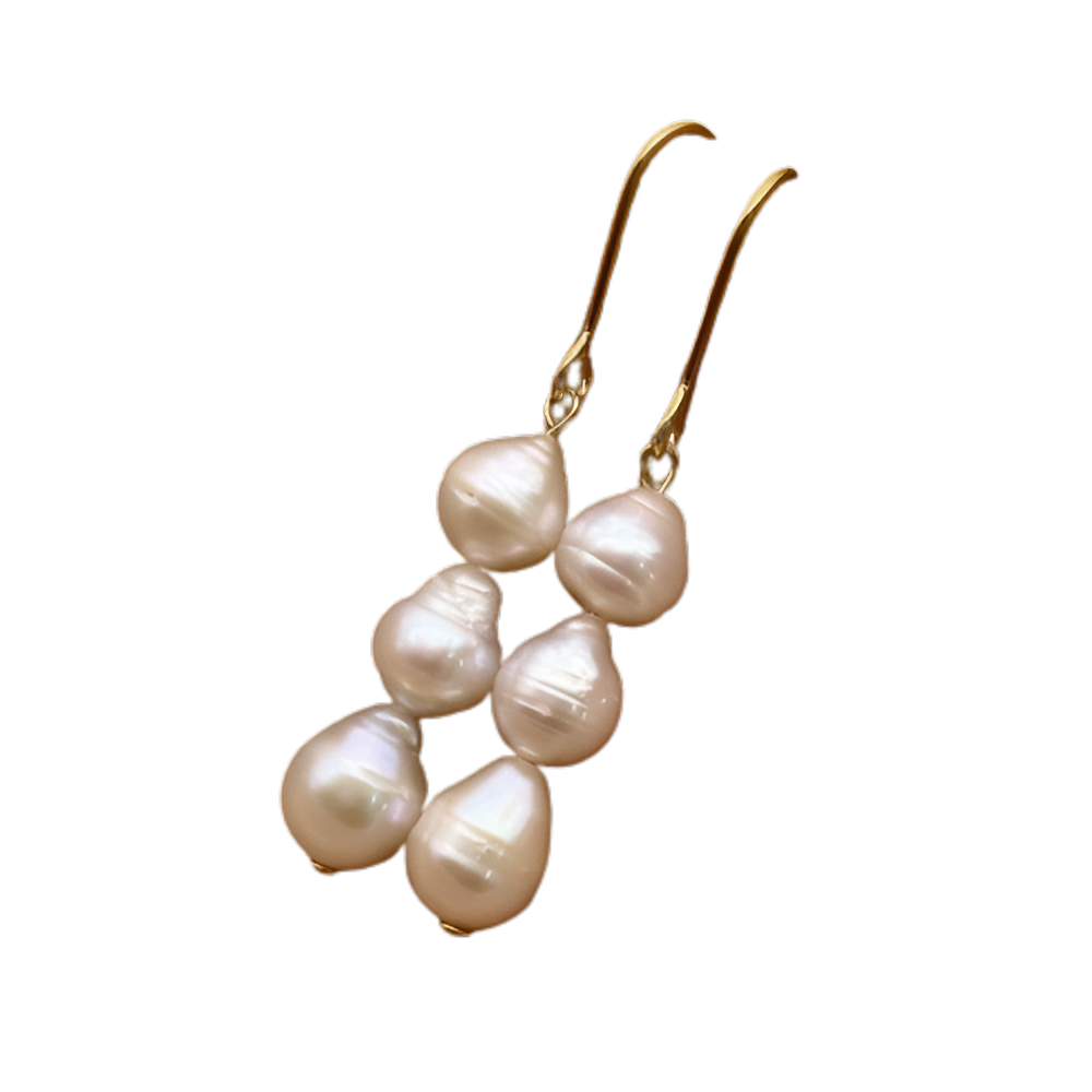 Luna Pearl Drop Earrings