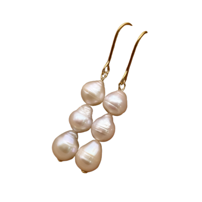 Luna Pearl Drop Earrings