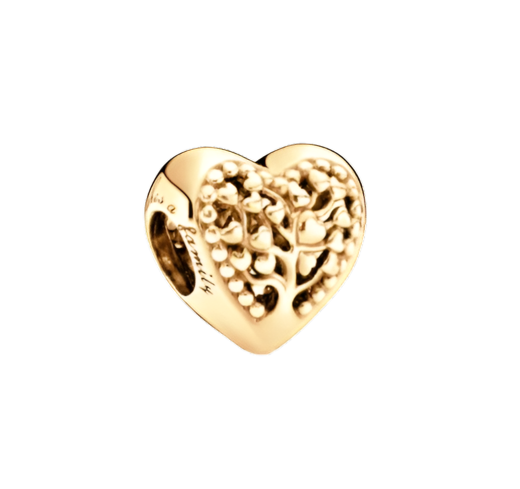 Family Heart Charm