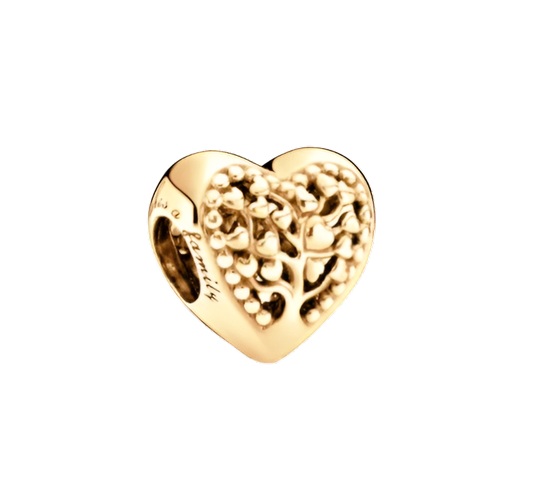 Family Heart Charm