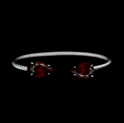 Ruby Twist Bracelet