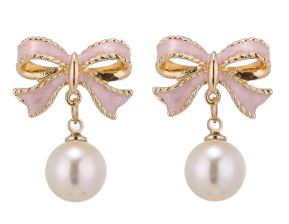 Bow Pearl Earrings – LYLA