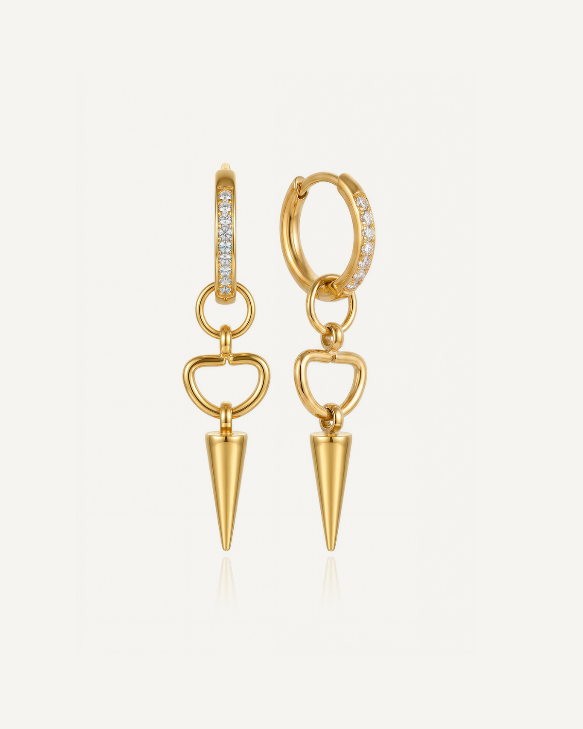 Spike Link Earrings