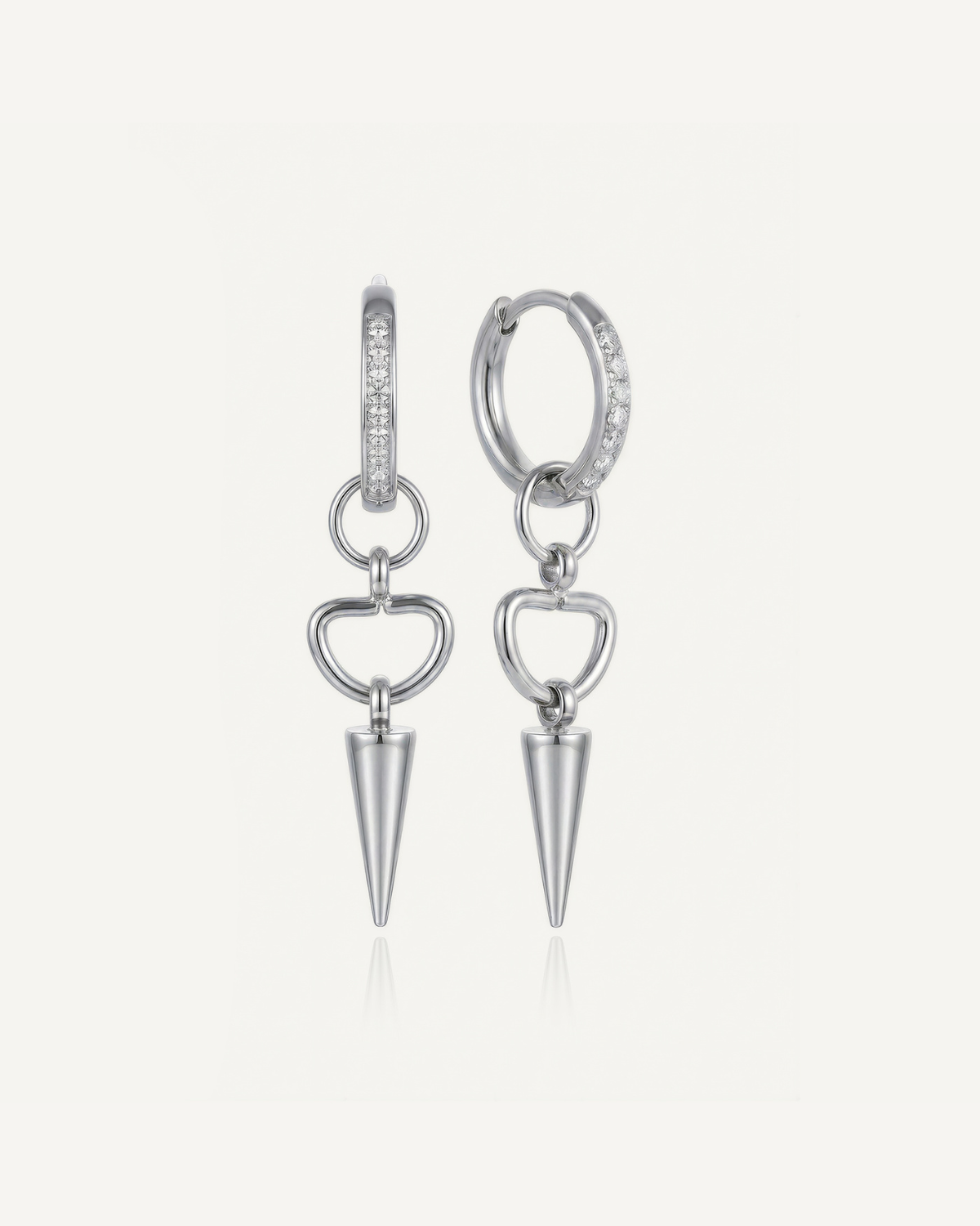 Spike Link Earrings
