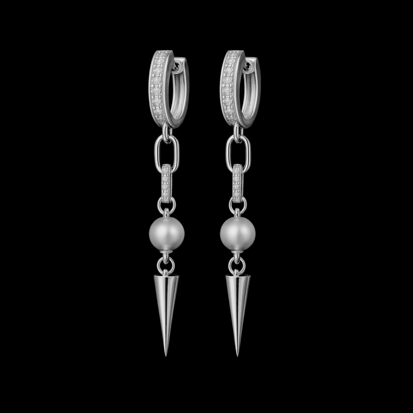 Pearl Spike Luxe Earrings