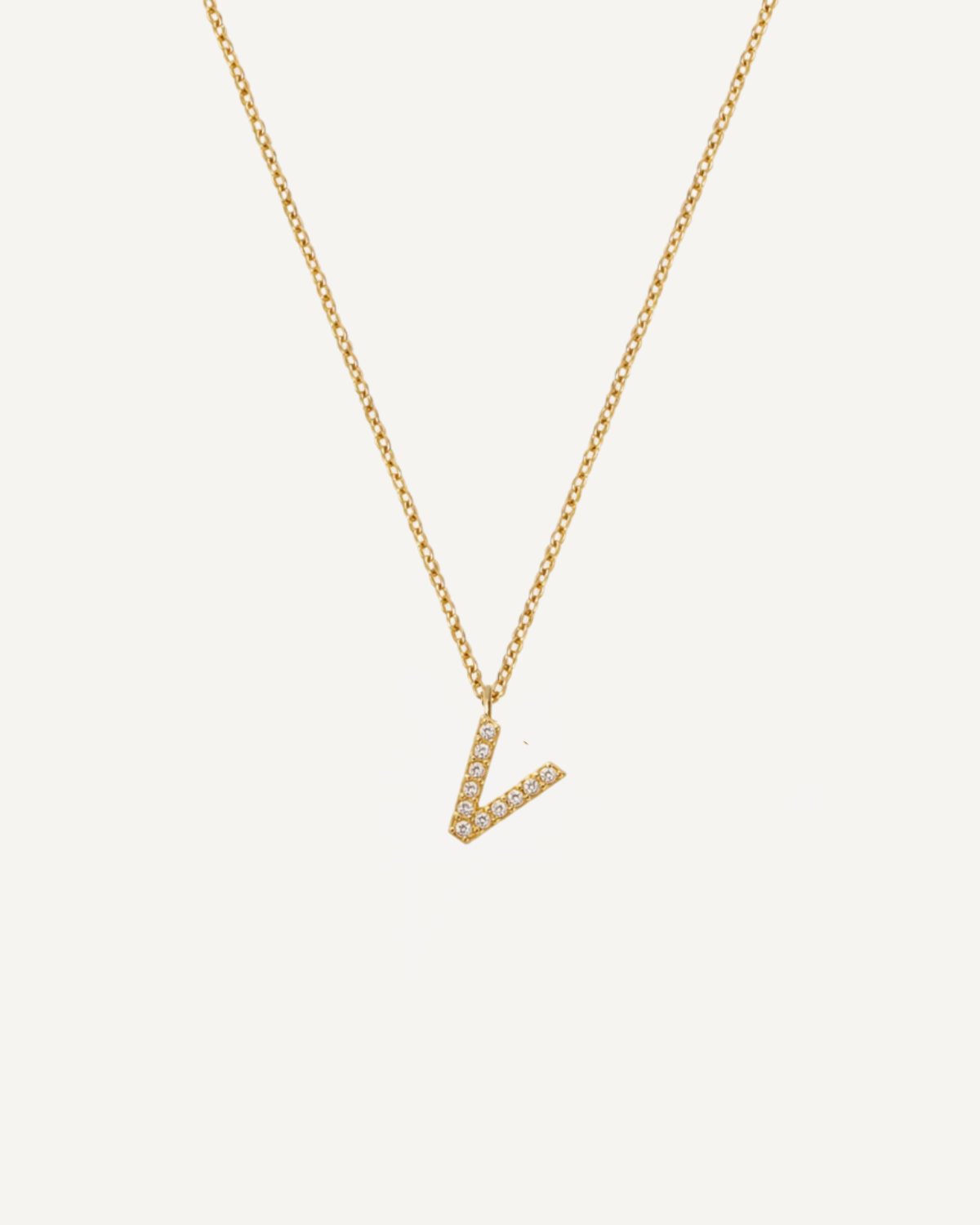 Initial Diamond Necklace