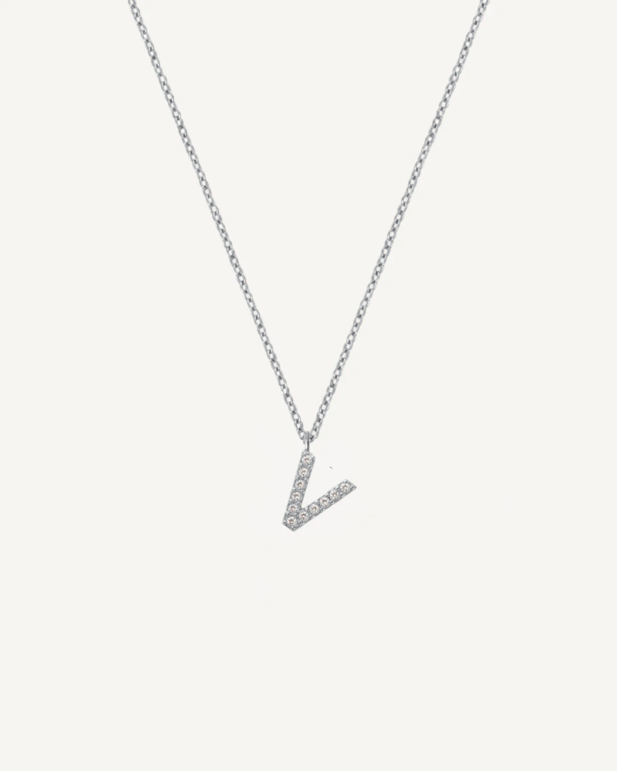 Initial Diamond Necklace