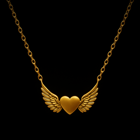 Winged Heart Necklace