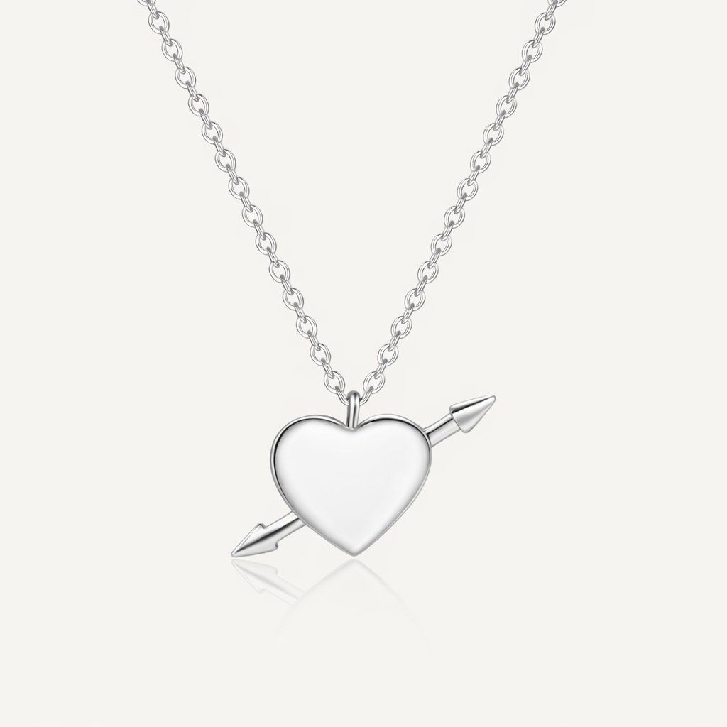 Studded Heart Necklace