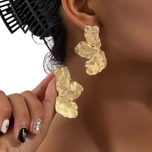 Gold Leaf Earrings