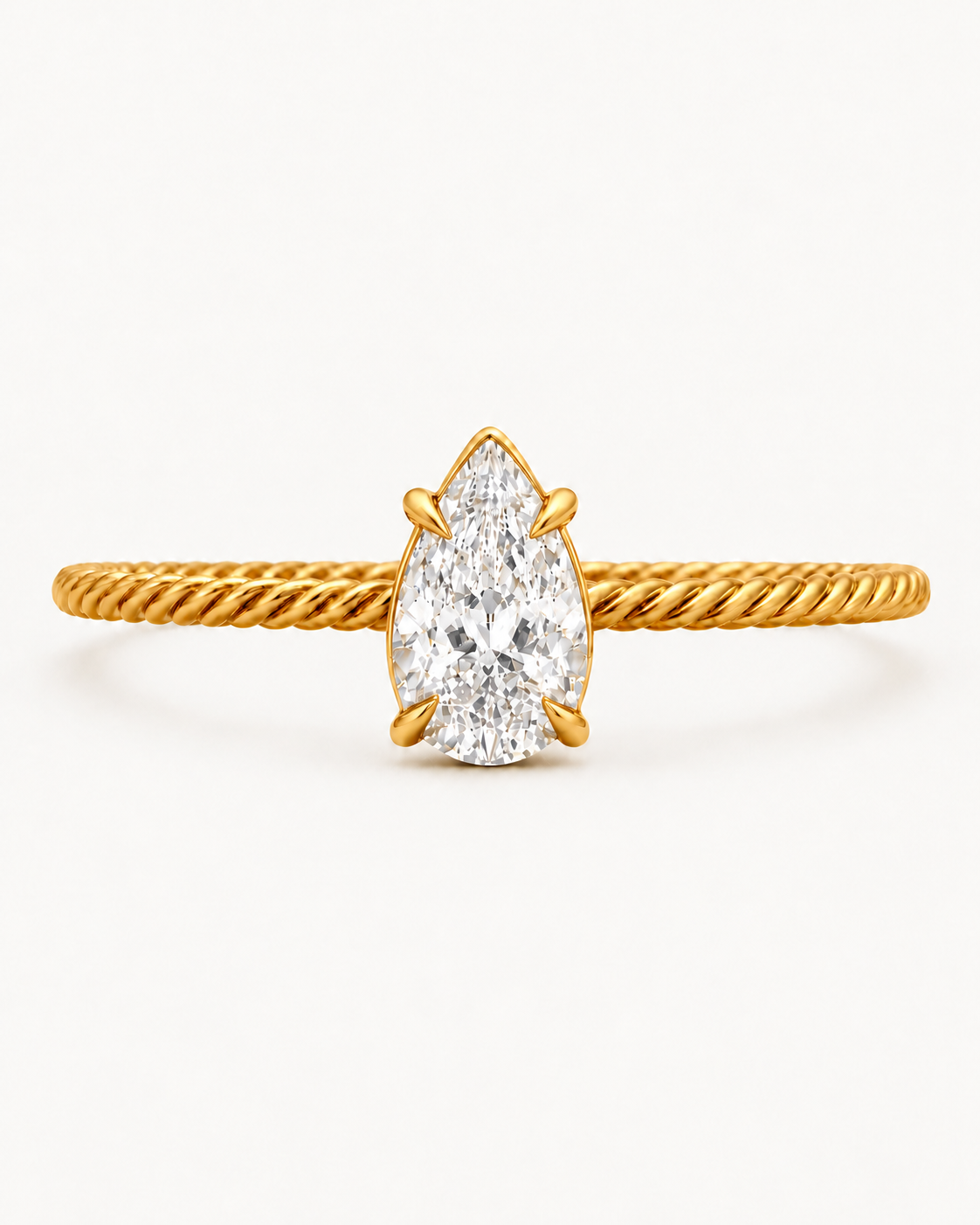 Gem Twist Ring