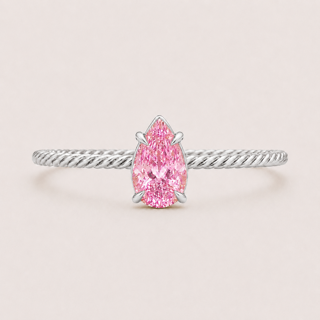 Gem Twist Ring