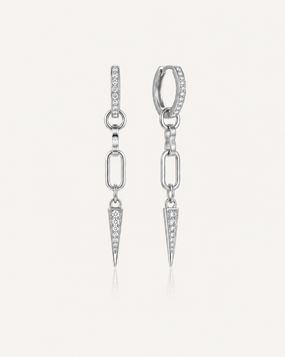 Chain Spike Earrings
