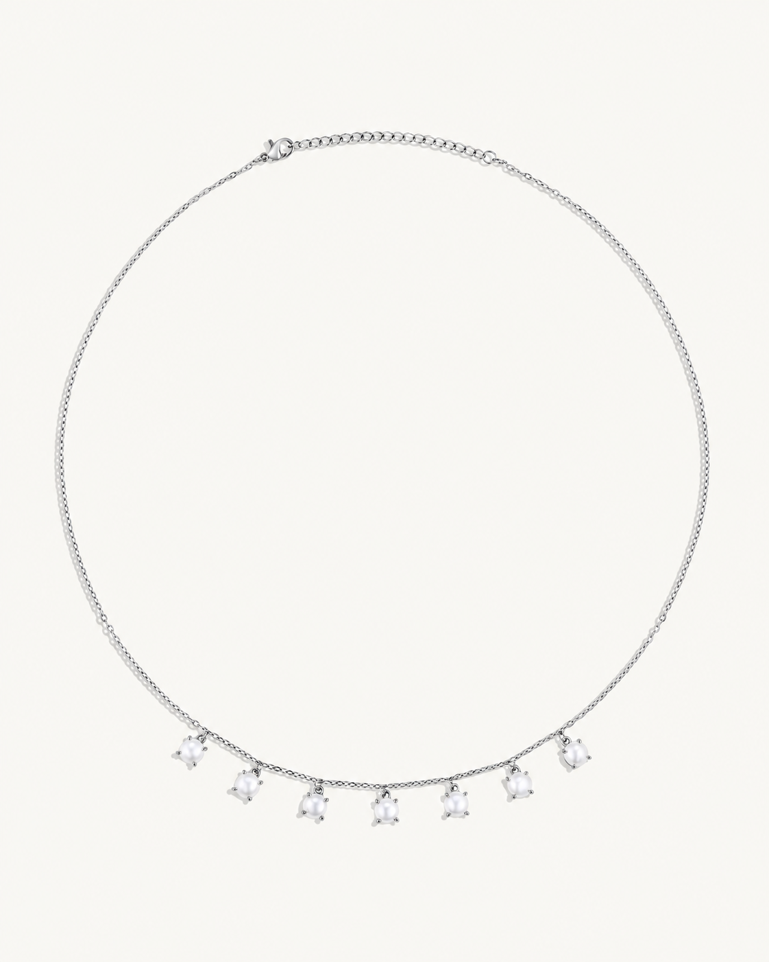 Pearl Fang Cascade Necklace