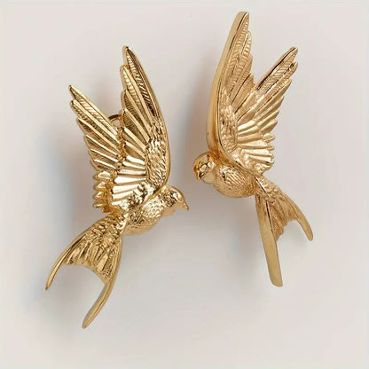 Golden Bird Earrings