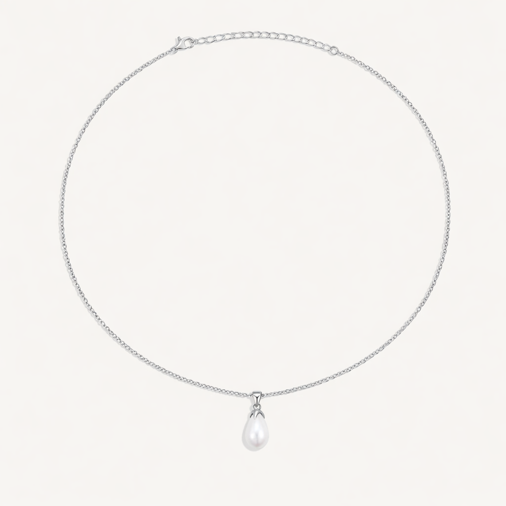 Pearl Fang Drop Necklace