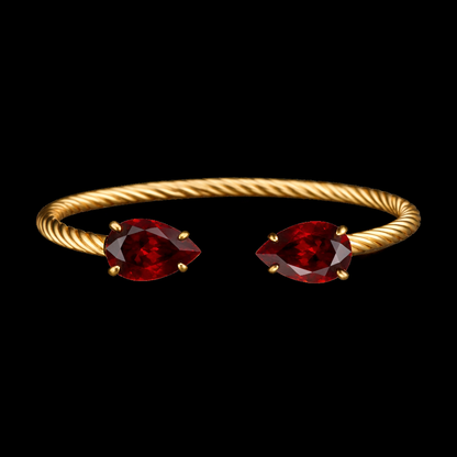 Ruby Twist Bracelet