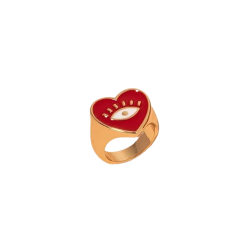 Heart Eye Ring