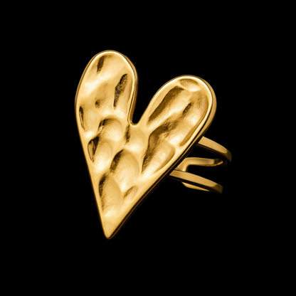 Melted Heart Ring