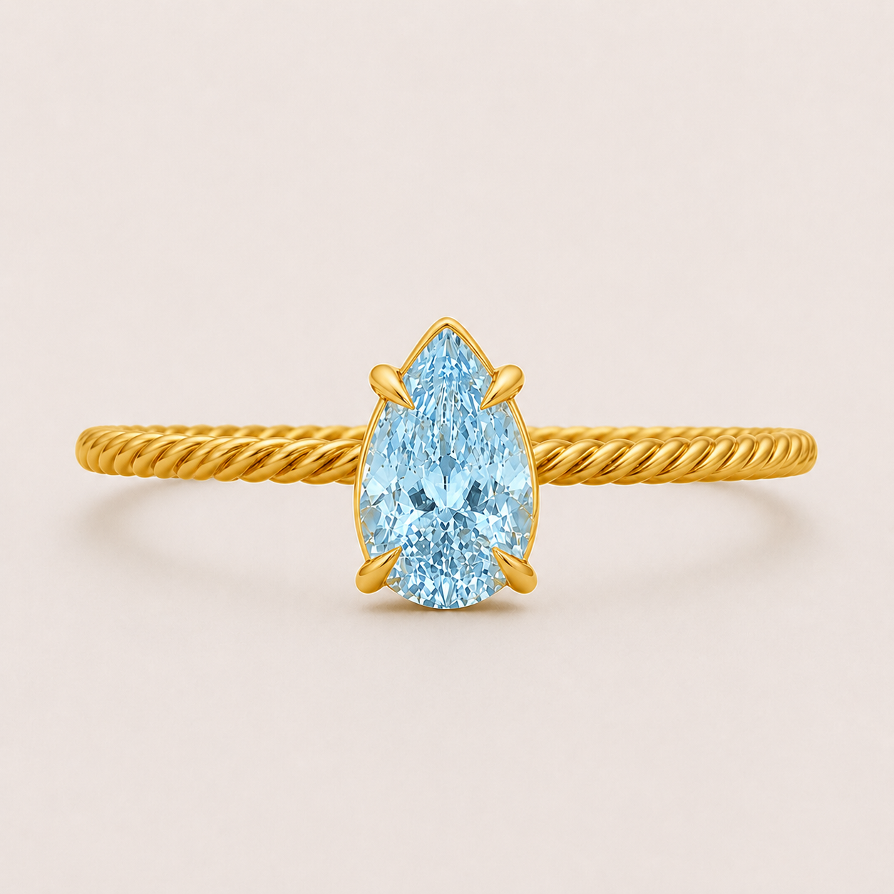 Gem Twist Ring