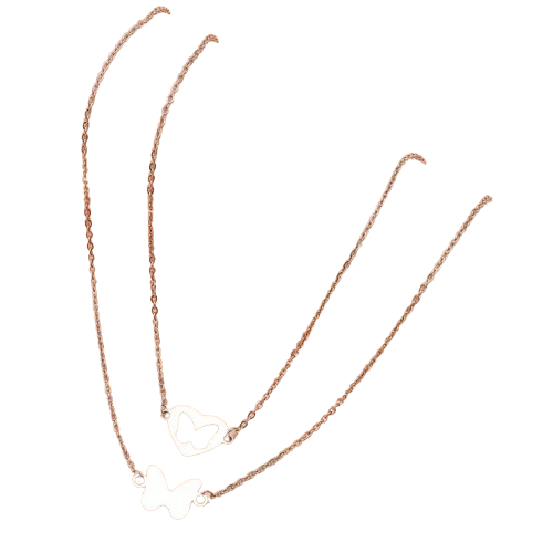 Intertwined Butterflies Necklace