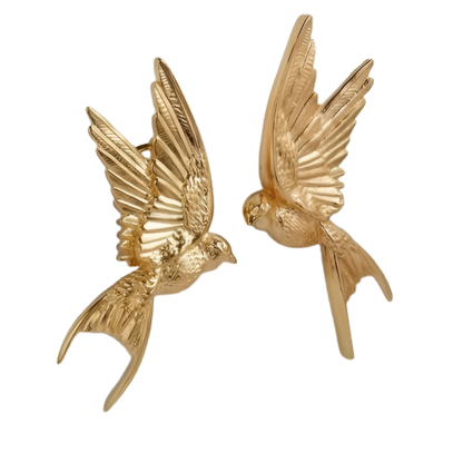 Golden Bird Earrings